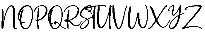Aura Signature Font UPPERCASE