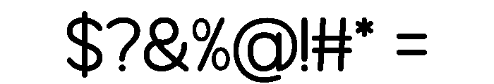Aura Smile Regular Font OTHER CHARS