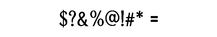 Aura Winter Font OTHER CHARS