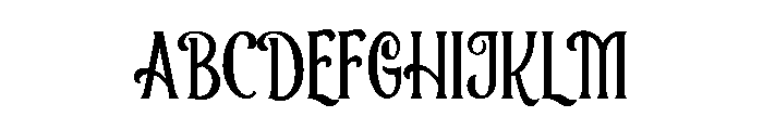 Aura Winter Font UPPERCASE