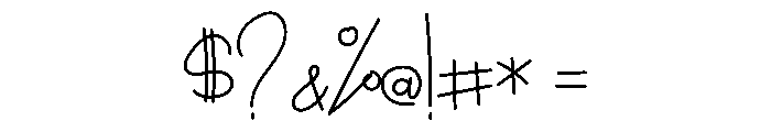 Auralis Signature Font OTHER CHARS
