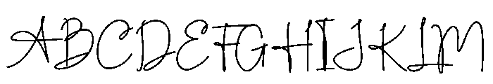 Auralis Signature Font UPPERCASE