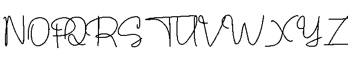 Auralis Signature Font UPPERCASE