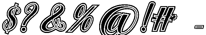 AuranythaScript Font OTHER CHARS