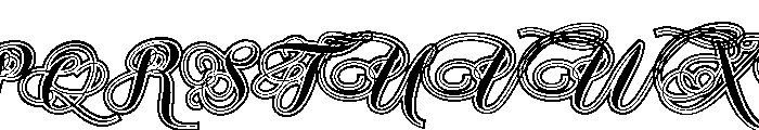 AuranythaScript Font UPPERCASE