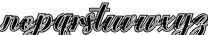 AuranythaScript Font LOWERCASE