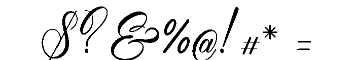 Aurelaydi Font OTHER CHARS