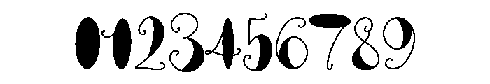 Aurelia Script Font OTHER CHARS