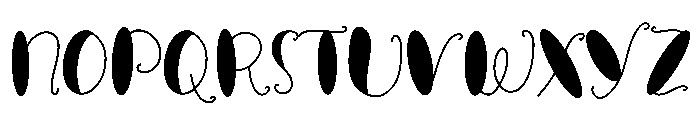 Aurelia Script Font UPPERCASE