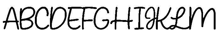 Aureline Script Font UPPERCASE