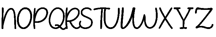 Aureline Script Font UPPERCASE