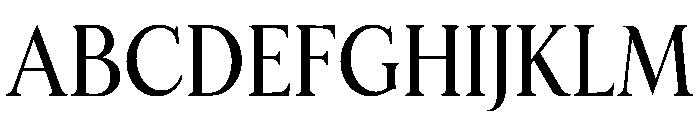 Aureline Font UPPERCASE