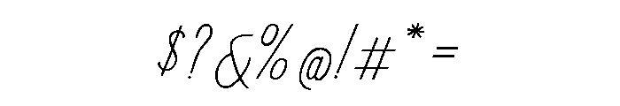 Aurelisse Pen Regular Font OTHER CHARS