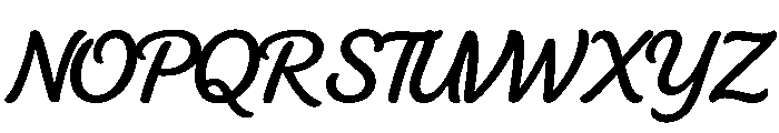 Aurella Rose Regular Font UPPERCASE