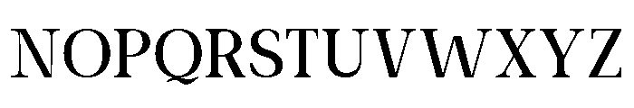 Aurellina Regular Font UPPERCASE