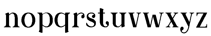 Aurellina Regular Font LOWERCASE
