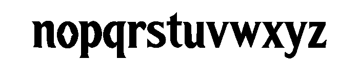 Aurelvique Font LOWERCASE