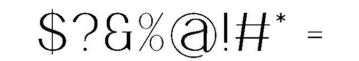 Aureva Font OTHER CHARS