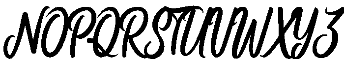 Aurevella Font UPPERCASE