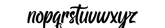 Aurevella Font LOWERCASE