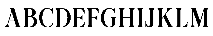 Aurine Regular Font UPPERCASE