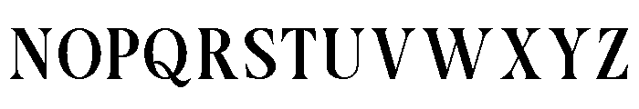 Aurine Regular Font UPPERCASE
