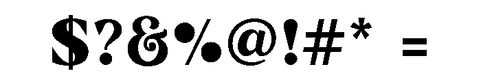 Aurique Regular Font OTHER CHARS