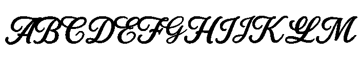 Aurivelle Font UPPERCASE