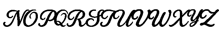 Aurivelle Font UPPERCASE