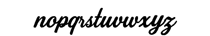 Aurivelle Font LOWERCASE