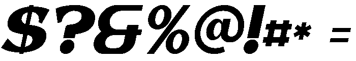 Aurona Italic Font OTHER CHARS