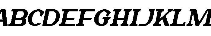 Aurona Italic Font UPPERCASE