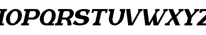 Aurona Italic Font UPPERCASE