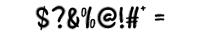 Aurora Alphabet Font OTHER CHARS