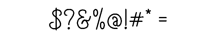 Aurora Night Lite Font OTHER CHARS