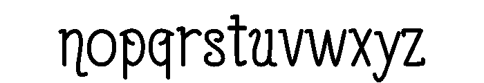 Aurora Night Font LOWERCASE