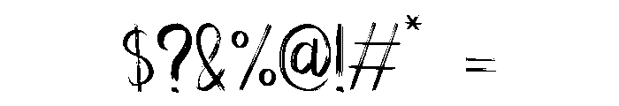 Aurora Smile Font OTHER CHARS