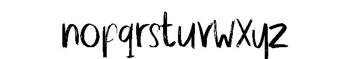 Aurora Smile Font LOWERCASE
