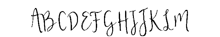 AuroraLines Font UPPERCASE