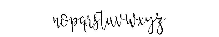AuroraLines Font LOWERCASE