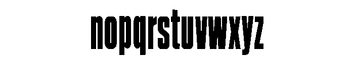 Aurox Font LOWERCASE