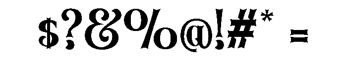 Auskane Font OTHER CHARS