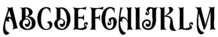 Auskane Font UPPERCASE