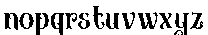 Auskane Font LOWERCASE