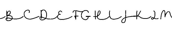 Auspice Cloud Script Font UPPERCASE
