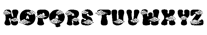 Auspice Cloud Font UPPERCASE