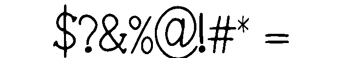 Ausra Font OTHER CHARS