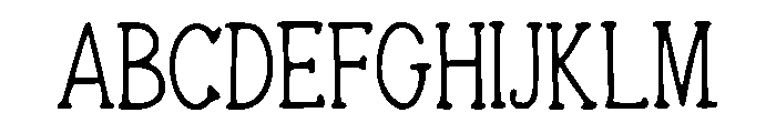Ausra Font UPPERCASE