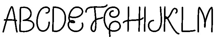 AustinaHandwritten Font UPPERCASE