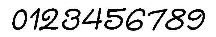 AustinaHandwrittenSlant Font OTHER CHARS